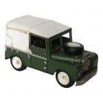 Large Tin Metal Model Series 1 4x4 Land Rover Style Car 